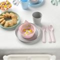 IKEA kids KALAS Bowl, mixed colours 6 piece plastic. 