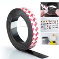 Craftopia Self Adhesive Magnet Strip Cuttable Roll, 1 inch x 3 Meter Sticky Back Magnetic Tape roll, Strong Flexible Easy to Cut Peel and Stick Magnetic, 50 mil Thick for Crafts Gifts Office Home. 
