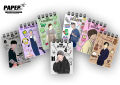 BTS 7 Members Designs Mini Note Pads, ATM Pads-ATM Card size-100 Pages-By PaperCuts PaperProducts. 