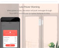 Tuya Smart WiFi Door Sensor Window Sensor Door Magnetic Alarm Detector Independent Magnetic Sensor Linked alarm with more sensors. 