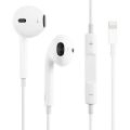 In Ear Wired Earphones with 8 Pin Lightning Connector and Mic Compatible with iPhone and iPad. 