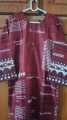 Black Linen Block Print Stitched Kurti for Women ST-06 GPS-60A. 
