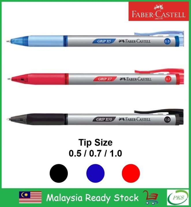 Faber-Castell Grip X 0.5/0.7/1.0mm Ballpoint Pen X5/X7/X10