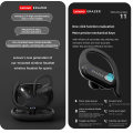 Lenovo ERAZER XT60PRO Wireless Earbuds - BT5.3 Noise Cancelling, Waterproof Sport Headsets with Mic & Digital Display. 