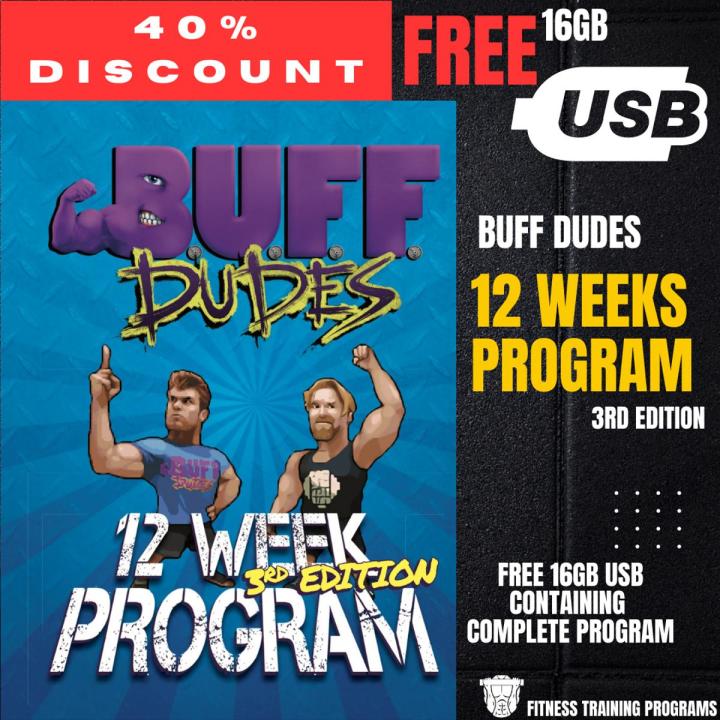 B.U.F.F. Dudes 12 Week Program 3rd Edition - Buff Dudes - Fitness Training Programs