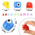 Mini Hole Punch Machine for DIY - Paper Puncher for Crafts, DIY and Scrapbook - Assorted Designs. 