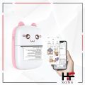 Mini Printer Portable, Pocket Thermal Printer, Bluetooth Wireless Smart Printer for Photo Picture Office Receipt Label Note QR Code Inkless Printing with iOS Android APP. 