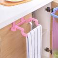 (Pack of 2) Plastic Trash Bag holder for Kitchen, Office, Dorm Room, Hanging Trash Can, Under Cabinet Hanger Rack, Space Saving Garbage Hook, Bag holder for plastic bags, Garbage/Trash Bin Bag Holder, Dustbin, Towel Rack For Kitchen Drawer. 