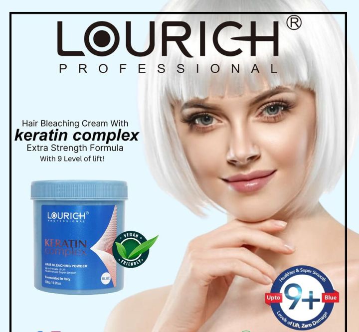 LOURICH%20Professional%20%E2%80%93%20Hair%20Bleaching%20Powder%20with%20Keratin%20Complex%20(Blue)%20500gm%209%20Levels%20of%20Lift%20-%20Image%205
