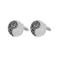 New hirt Cufflink For Men Chinee tyle Tai Chi Kung Fu Goip Roe Cuff link Button uit Wedding Cutom Clothing Acceorie. 