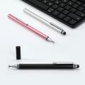 Universal 2 in 1 Touch Screen Stylus Pen Capacitive Pencil Useful Design Clip Pen For Pad iP Smart Phone Tablet Android. 