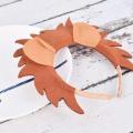 Lion Costume Headband for Kids Baby Birthday Party Hair Accessories Boys Lion Halloween Costume Headbands Hard Plastic Headwear. 