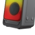 Audionic Hummer H-40 Bluetooth Speaker – 30W Power, RGB Lights, TWS Function, Karaoke, Bass & Treble Control, Wireless Mic, Remote Control, AUX & USB Inputs. 
