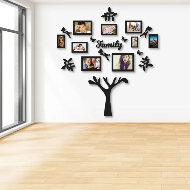 Family%20Tree%20Laminated%20Wall%20Clock%20Stylish%20Decorative%20Clock%20for%20Living%20Room%20or%20Hallway%20Walls%20-%20Image%202