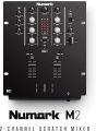 Numark M2 - 2-Channel Scratch DJ Mixer | Rack-Mountable with 3-Band EQ, Microphone Input & Replaceable Crossfader (Reverse & Slope Controls) - Like New. 