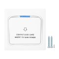 Power Key Card Sensor Electricity Recognition Switch Panel for Hotel Energy Saving 170V-250V. 