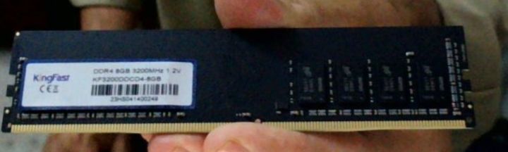 DDR4 Ram, 8Gb 3200Mhz,  SDRAM New RAM, for PC, Micron chip by Kingfast
