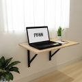 ood Finish Wall Hanging Table/Folding Table/Dining Table/Drop-Leaf Table/Wall-Mounted Computer Table/Double Support Side Table. 