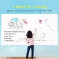 Self-Adhesive White Marker board Large Sticker Paper DIY Whiteboard Wall Adhesive Contact Paper Roll White Board For Kids Whiteboad Sticker For Wall Paper Sheet PVC Waterproof. 