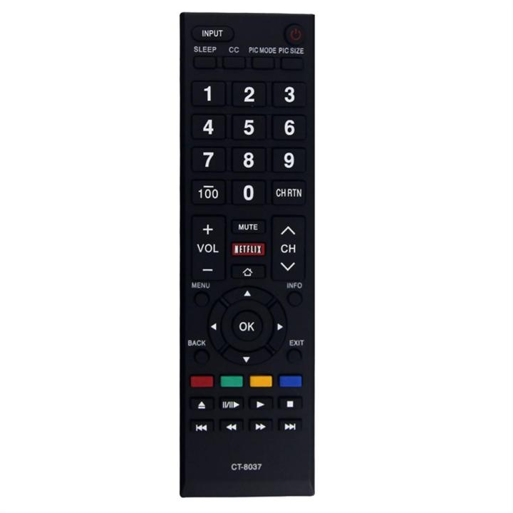 NAMUNY CT-8037 Remote Control Replace for Toshiba Smart HDTV TV 40L3400 40L3400U 50L3400 50L3400U 58L5400 58L5400U 58L5400UC
