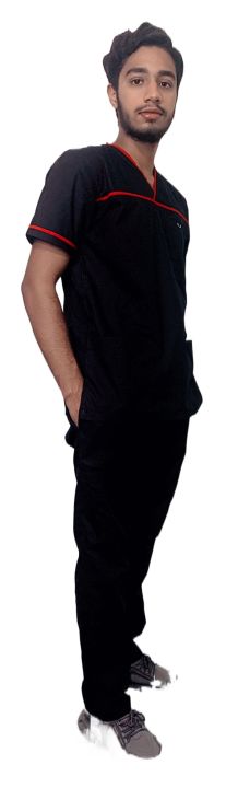 doctors%20outfit%20OT%20uniform%20kit%20outfit%20for%20nursing%20staff%20cross%20neck%20black%20-%20Image%204