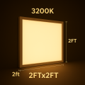 SIC LED SMD Panel Light 2x2 – 48W | 110LM/W High Brightness | Energy Efficient | Cool Daylight Netural White Warm White | Powr Factor 0.9. 