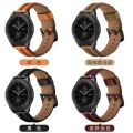 22mm Genuine Leather straps for Samsung Galaxy Watch 3 45 / 46mm Huawei GT / GT2  Watch Amazffit GTS / PACE Universal cowhide Watchband. 