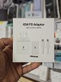 Samsung 45W PD USB-C Port Power Adapter 3 Pin (5A/1.8M) With C2C Cable. 