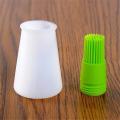 Silicone Cooking Oil Bottle with Basting Brush. 
