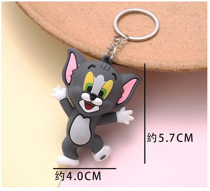 New%20Trending%20Imported%20Quality%20Tom%20and%20Jerry%20Soft%20Silicone%203D%20Cartoon%20Random%20style%20Rubber%20Keychain%20Chain%20Keyring%20Bag%20Keyring%20Ornament%20Accessories%20Children's%20Toys%20Birthday%20Gifts%20for%20Girls%20Bag%20Hanging%20Accessories%20/%20Keychain%20-%20Image%205