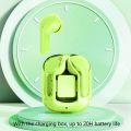 Original Air 31 Green TWS Airpods with Super Sound & High Quality Touch Sensors True Stereo Headphones with Built in Mic 10m Transmission Bluetooth Wireless Earbuds , Charging Case Sport Headset for all Bluetooth Smart devices.. 