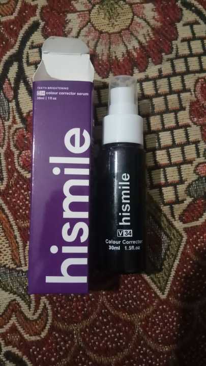 Hismile%20V34%20Purple%20Toothpaste,%20Teeth%20Whitening%20Kit,%20Hismile%20Toothpaste%20&%20Teeth%20Whitening%20Strips,%20Color%20Corrector%20Oral%20Mousse,%20Whitening%20Serum%20(30ml)%20-%20Image%203