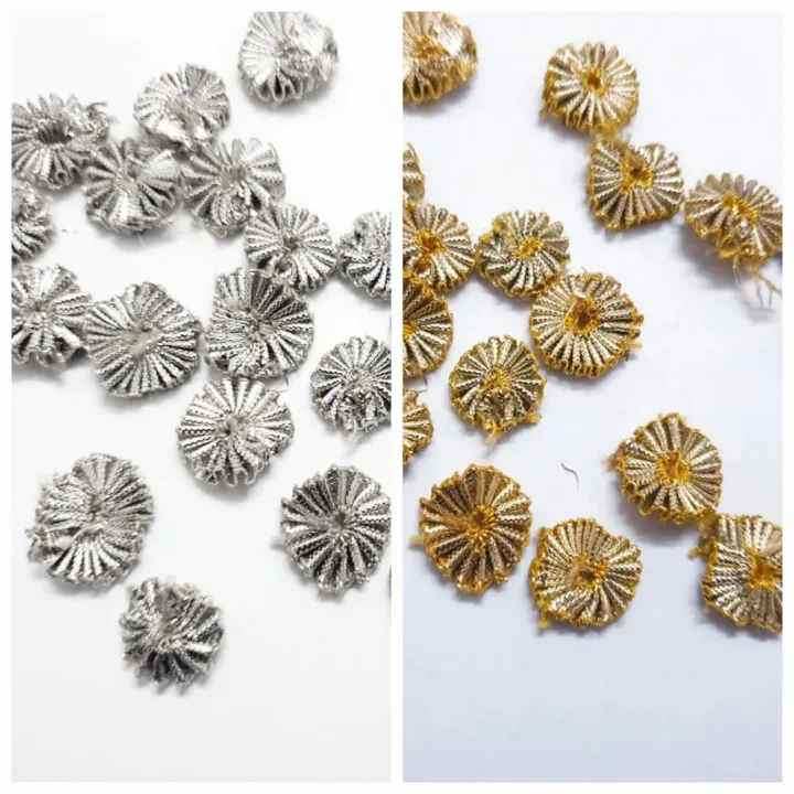 15%20pcs%20%20Embroiderymaterial%20%20Gota%20Patti%20Flowers%20Appliques%20Patches%20for%20Embroidery%20Decoration%20-%20Image%202