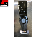 Rear Wheel Big Tail Fender Mudguard Universal  Tail Brake With Light License Plate Holder Dual Light Mode Braking Light And Normal Light, Universal Compatiblity With Reflector Red For Ybr, Derbi, Beneli GS 150 etc. 