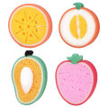 Kids Bath Sponge Fruit Shaped Cute Body Cleaning Sponge for Babies Children. 