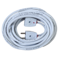 Flexible Extension Cable with 2-Pin Female Male Electric Plug and Socket HQ 40/76 Two Core Round Wire Cord for Multipurpose uses Extension Wire Extension Lead Extension Board. 