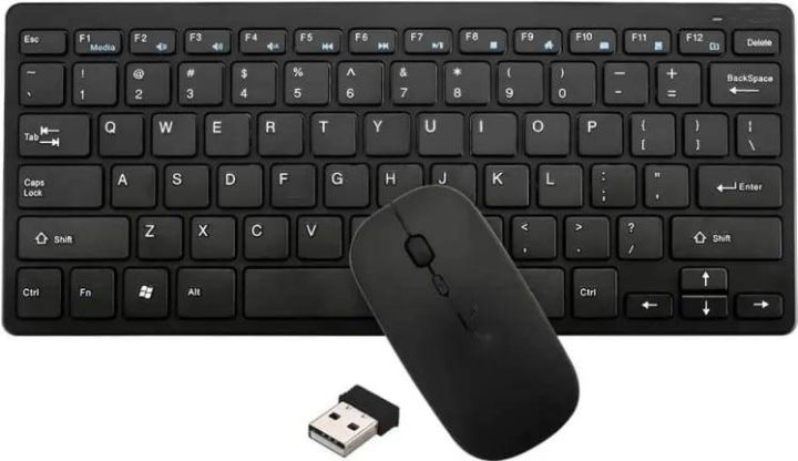 Wireless Keyboard Mouse Mini.2.4G Wireless Keyboard and Mouse Combo, Slim Multi Device Bluetooth Keyboard, Protable Silent Keyboards  for PC Desktop Notebook Laptop , LED TV