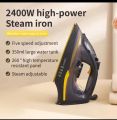 Orignal Silver Crest Ceramic Non Stick Soleplate Professional Liquid Commercial Electric Steam Iron for Clothes 400 Micro Steam Holes Cotton Wool Poly Silk Linen Nylon 2200 to 2600 Watts Portable Ironing Garment Steamer Water Capacity 250 Quick Heating. 