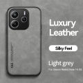 For Xiaomi Redmi Note 14 5G Soft Skin Feel Magnetic Phone Back Cover for 6.67 inches xiaomi redmi note 14 MI NOTE 14 5G Drop Resistant Luxury Leather Protective Cover. 
