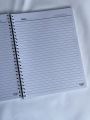6 Subject Notebook- Spiral Notebook Large Size 8.5" x 11"- A4 size. 