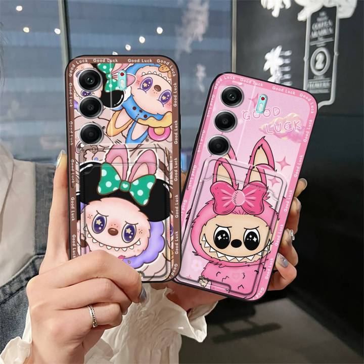 Silicone Full wrap Phone Case For Tecno Camon40 4G/CM5 Cute Card slot Durable Soft case protective Graffiti Cover TPU