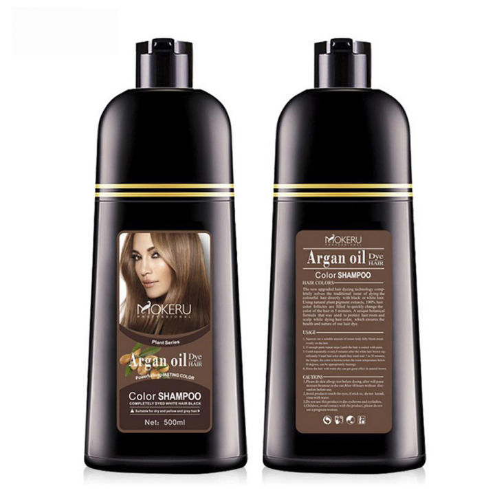 Mokeru%20Natural%20Argan%20Oil%20Instant%20Brown%20Hair%20Dye%20Shampoo%20Permanent%20Hair%20Color%20Shampoo%20for%20Dye%20500ML%20-%20Image%202