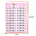 1box Of Sunflower Glue Free False Eyelashes 10 Rows With Large Capacity Natural Single Cluster Segmentation Non-glue Eyelashes Makeup Tool. 
