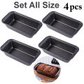 Nonstick Bread Loaf Pan Cake Bread Mold Bakeware Gray Fruit Cake pan Loaf Cake Pan Mould Cake Pans Single Cake Baking Tool non stick long Shape Cake Mould Fruit Cake Cream Cake Making Tool Cakepan Non Stick Baking Trays & Pans Pastry Baking Non Stick Pan. 