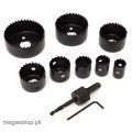11 Pcs Hole Saw Kit With Carrying Case - Drill Bit Kit Set - High Quality. 