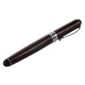 JinHao 2 Pcs X750 New Classic CT Fountain Pen , Smooth Writing Pen Nib Ink Fountain Pen Office, Silver & Deep Red. 