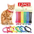 12 pcs / Cat Collar Paws Printed. 