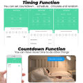 ROVF Smart Zigbee Socket 20A Uk Plug Wireless Control Outlet with Power Monitor Electrical Timer Adaptor Voice Works with Tuya Alexa Google Home Tmall Genie. 