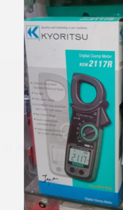 Kyoritsu 2117R AC Digital Clamp Meters 60/600/1000A Auto-ranging with 0 ...