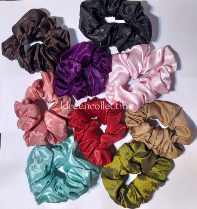 Pack of 10 Scrunchie's In Random Color's